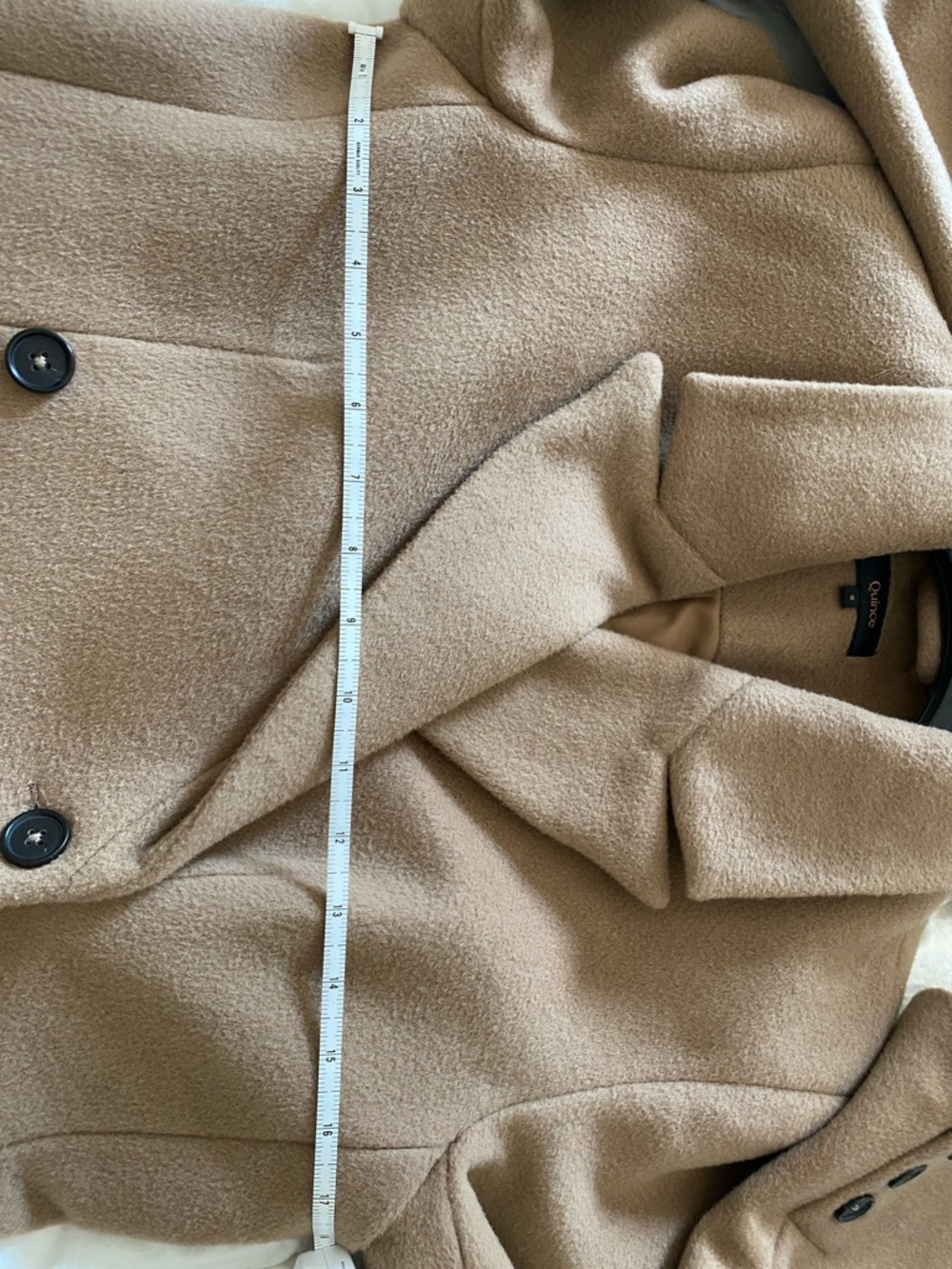 Quince Wool Cashmere Tailored Long Coat - Picture 16 of 16